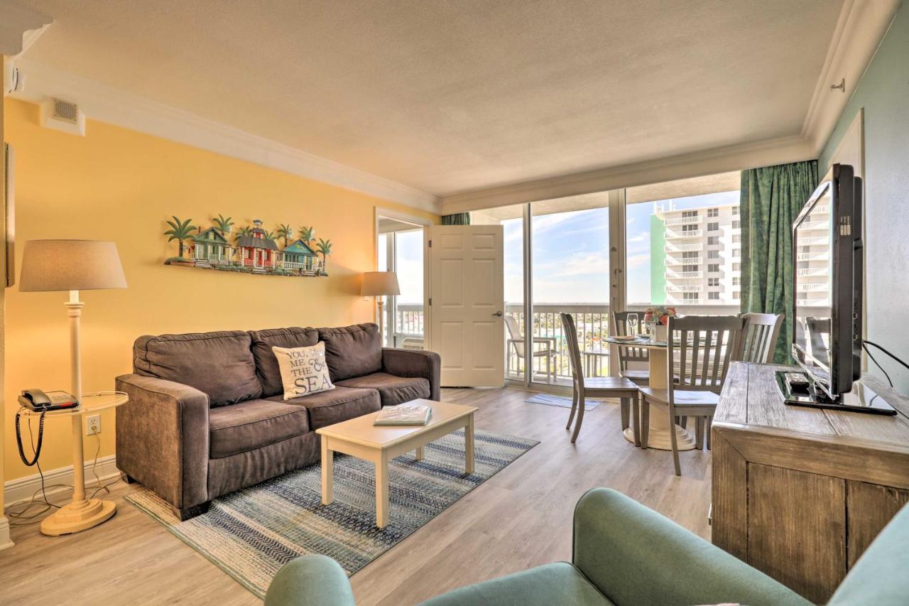 Ocean-View Daytona Beach Resort Retreat With Balcony Exterior photo