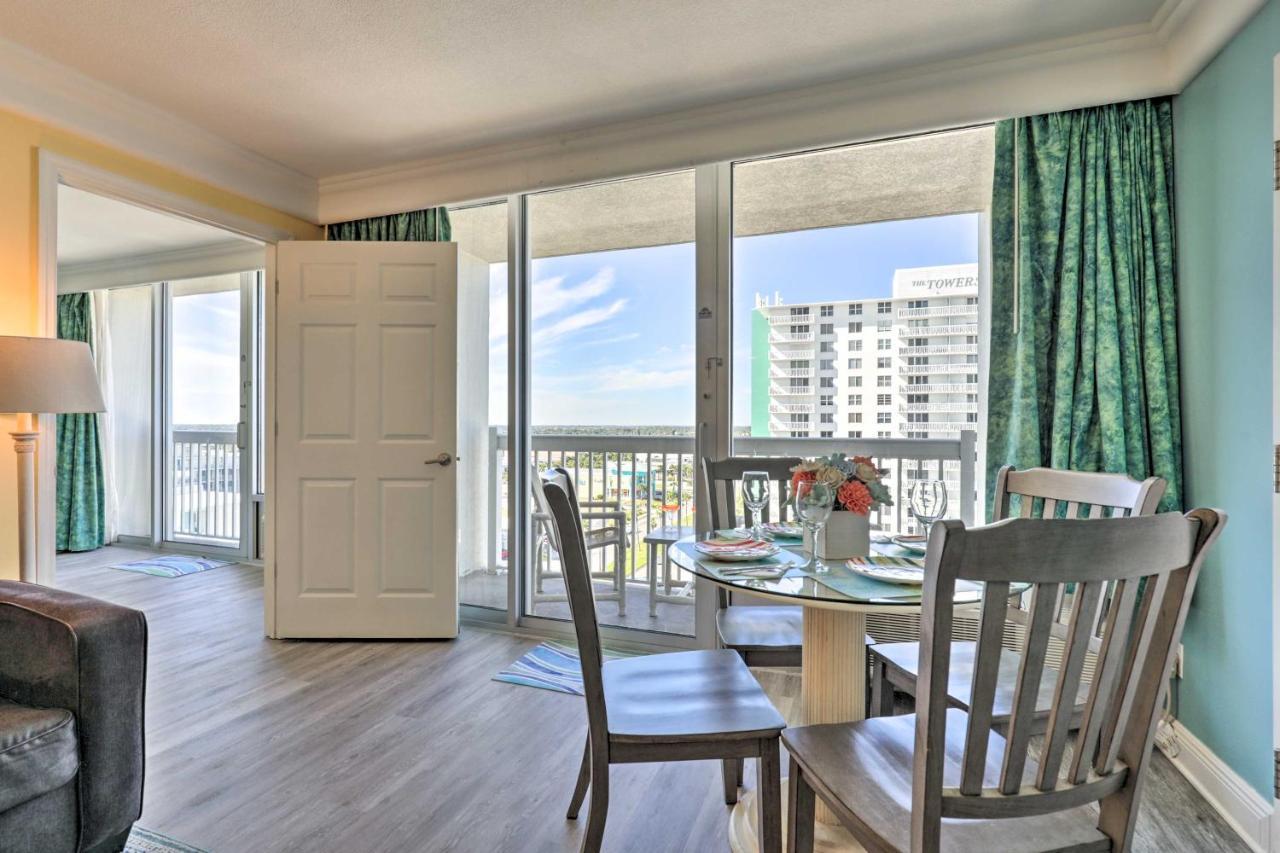 Ocean-View Daytona Beach Resort Retreat With Balcony Exterior photo